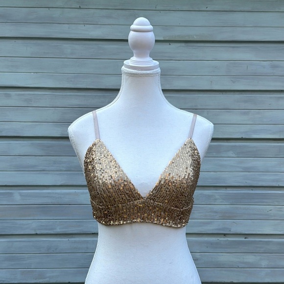 Fashion nova sequins bralette size small - Picture 2 of 6